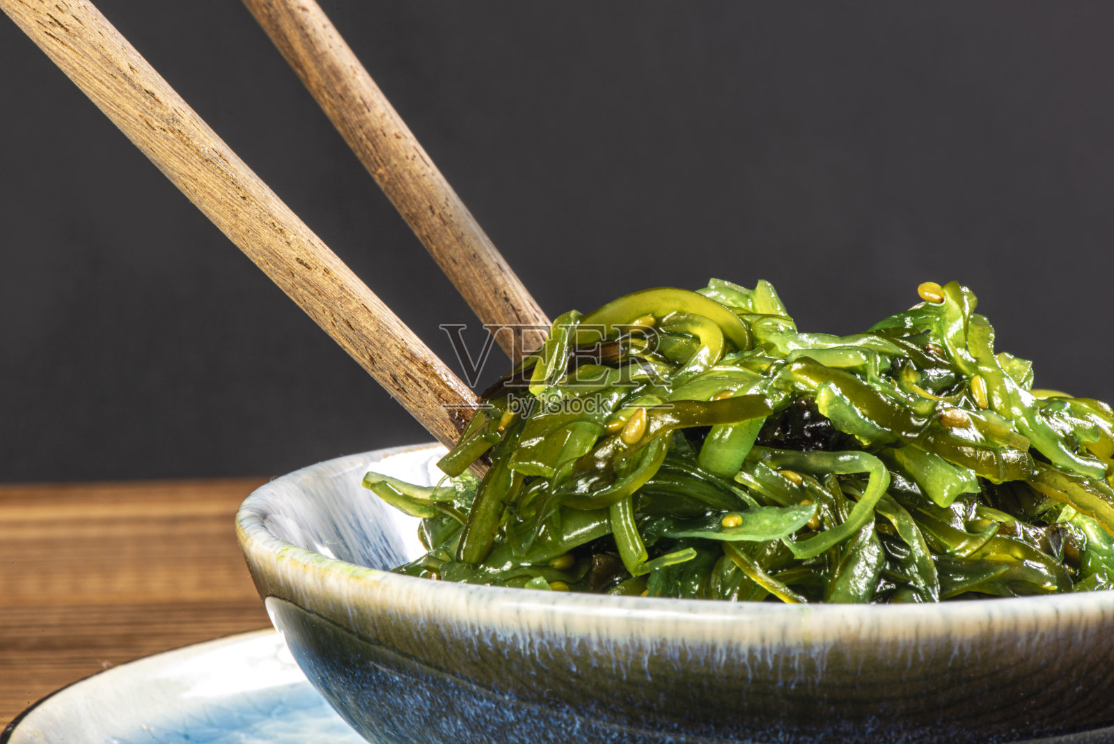 海带沙拉照片摄影图片