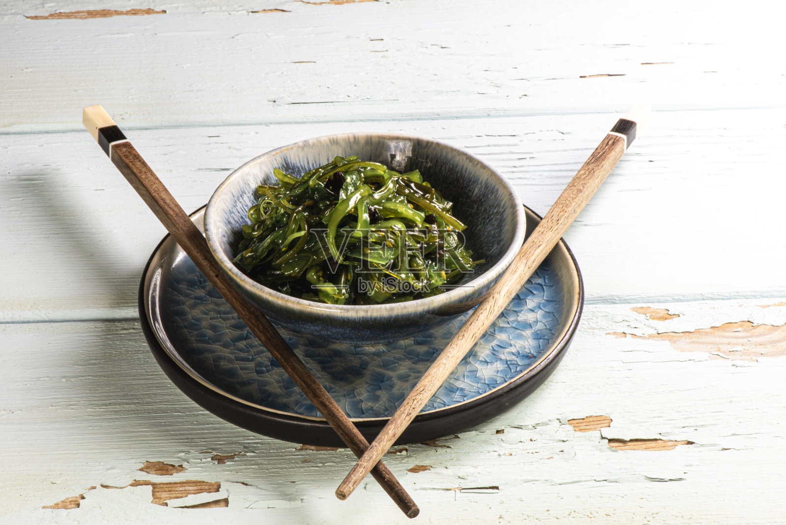 海带沙拉照片摄影图片