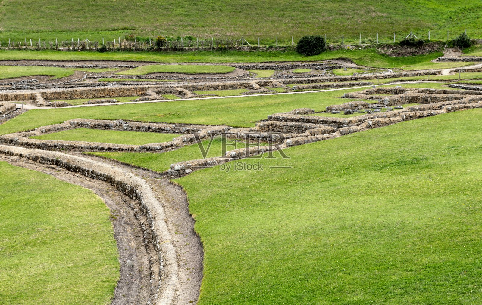 厄瓜多尔因加皮尔卡的考古遗址照片摄影图片
