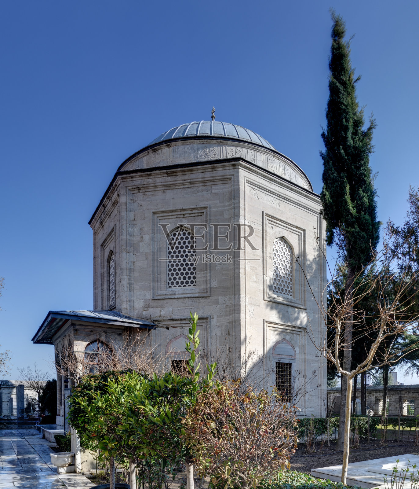 苏莱曼清真寺外部细节照片摄影图片