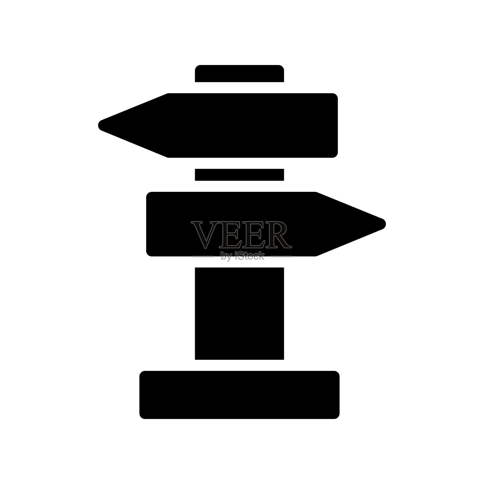 道路标志图标插画图片素材