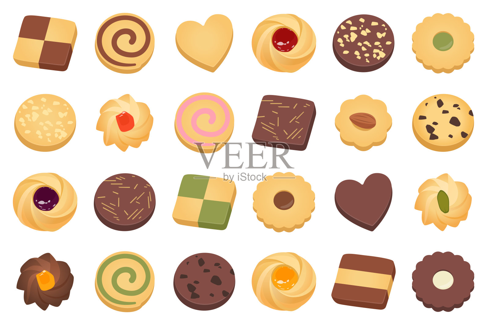 cookie设置插画图片素材