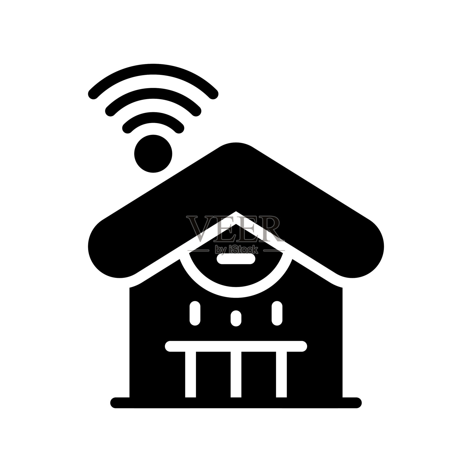 红外传感器图标插画图片素材