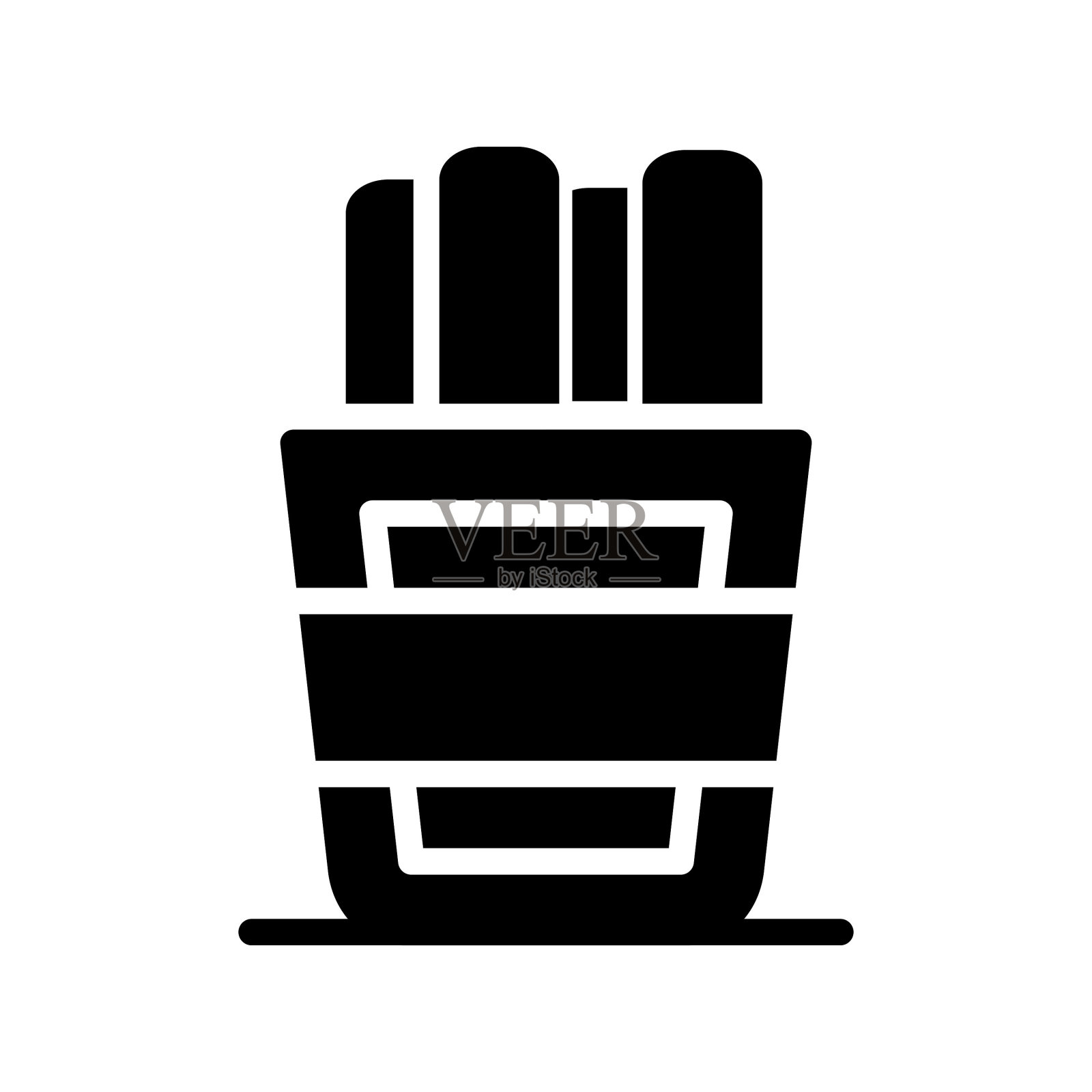 薯条图标插画图片素材