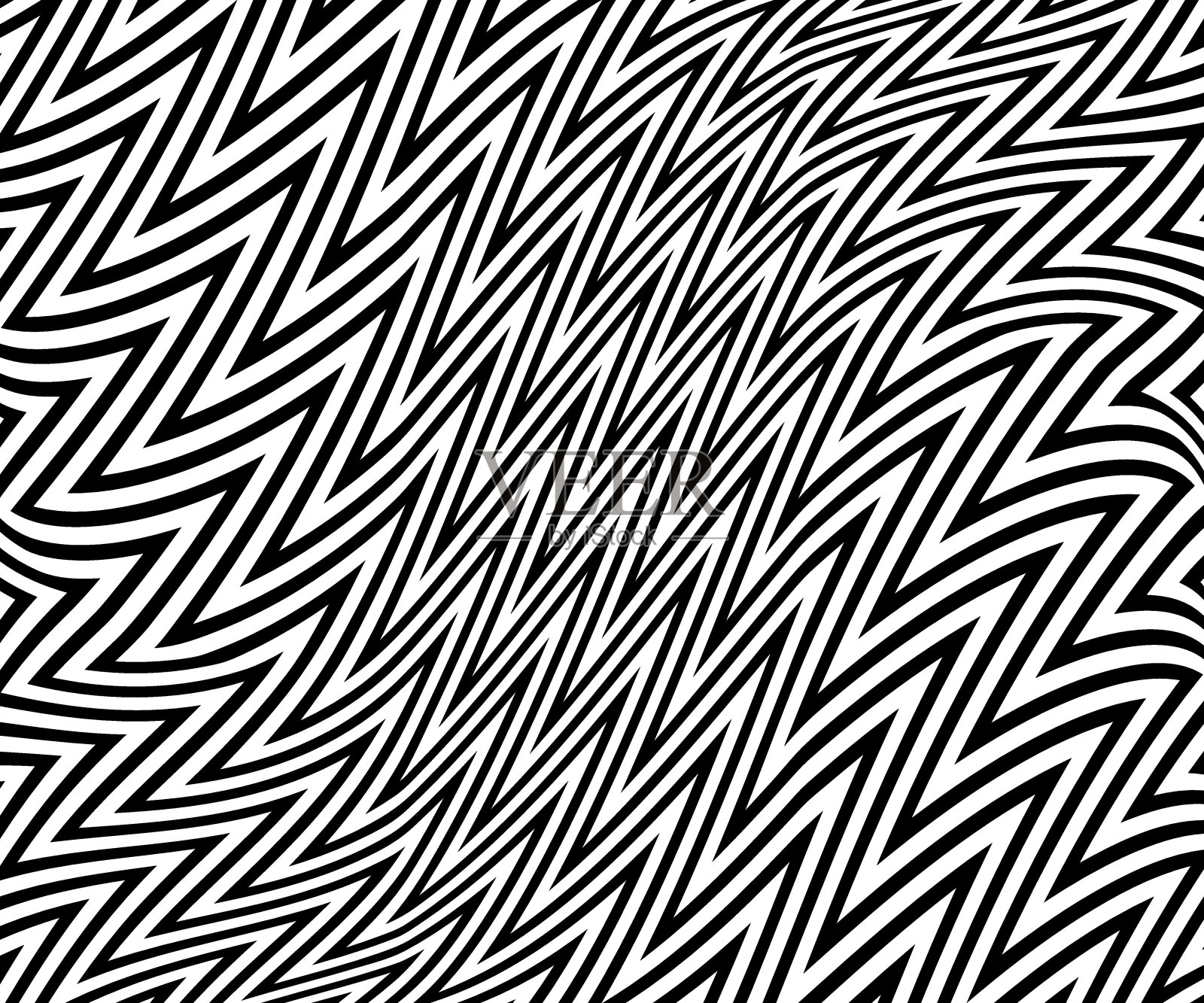 波浪线和波浪之字形图案线。抽象波浪几何纹理网点半色调。锯齿状墙纸。数码纸张，用于网页填充，网页设计，纺织品印刷。矢量艺术。插画图片素材