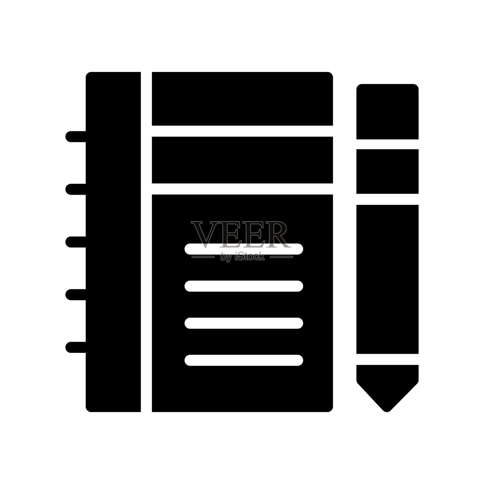 日记学习图标插画图片素材