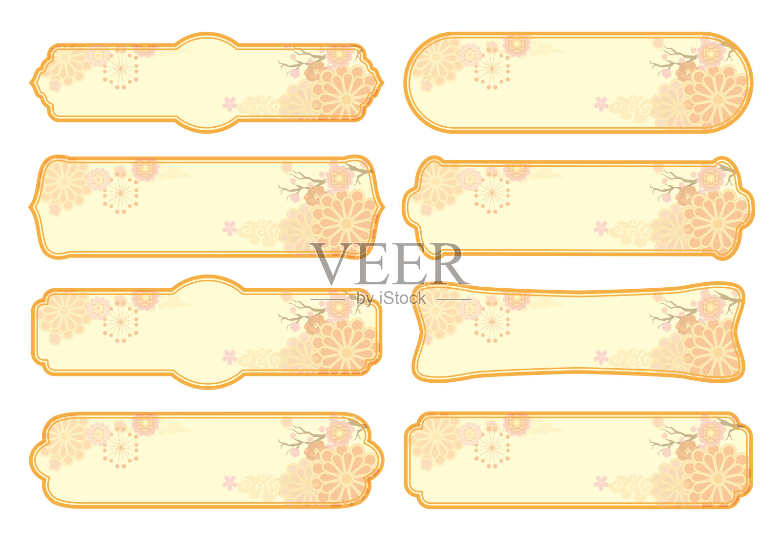 东方中国传统历史东方框架材料插画图片素材