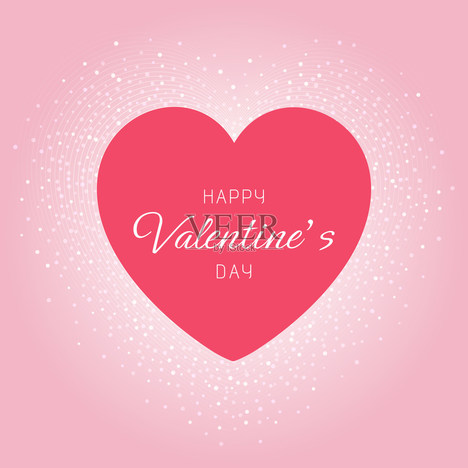 情人节背景用心形设计插画图片素材