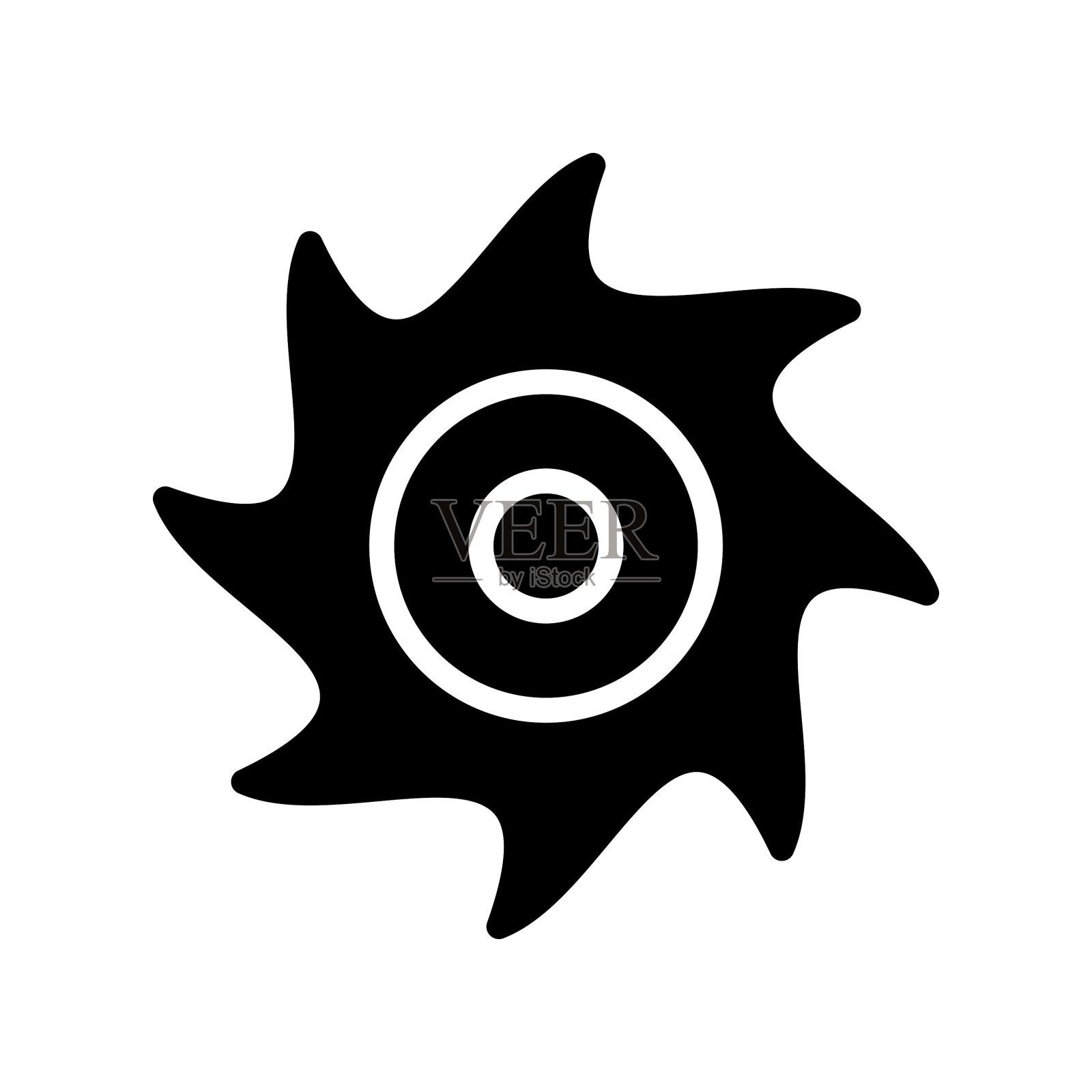 锯片图标插画图片素材