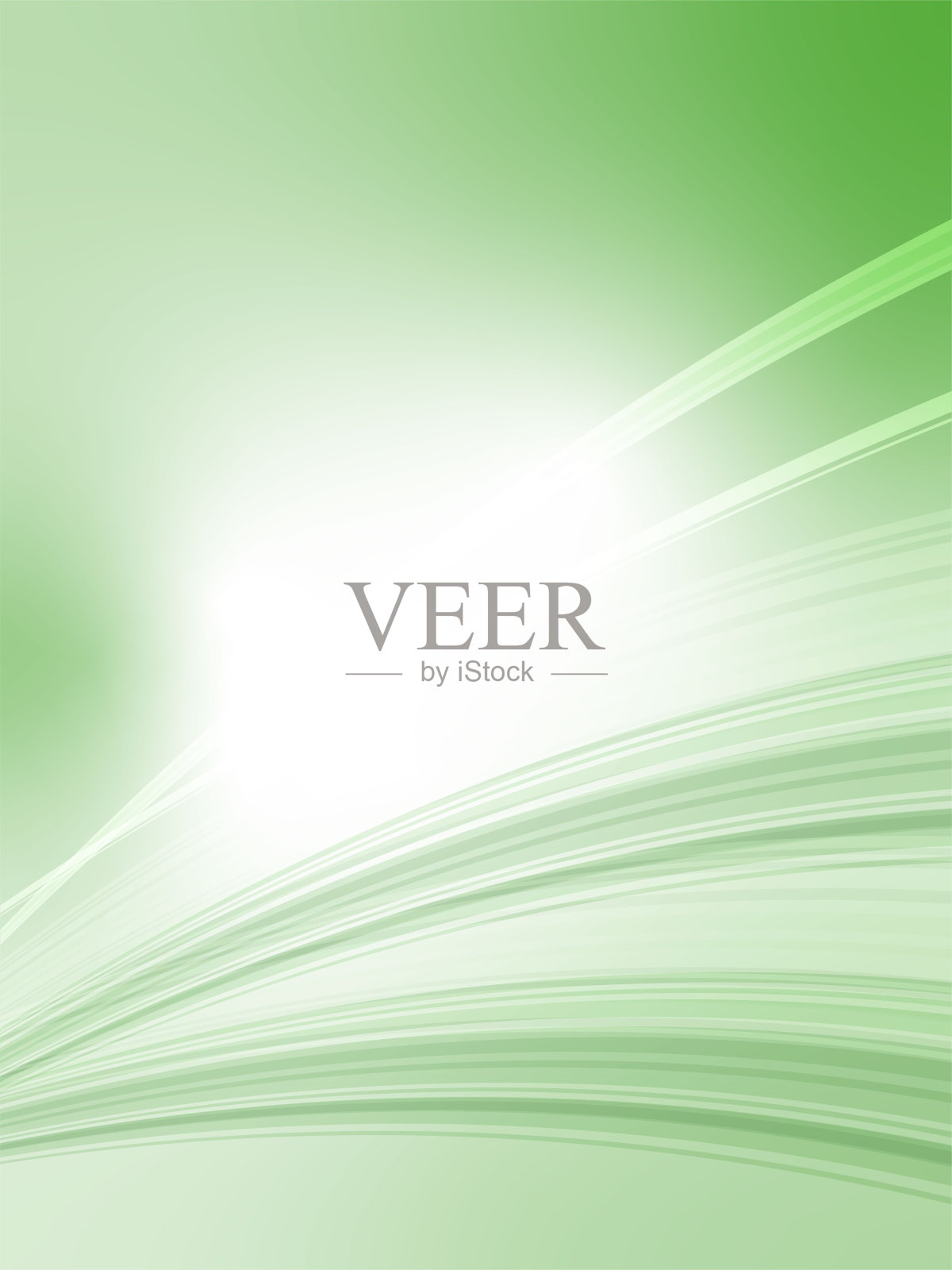 数字图像波形抽象background_green_vertical插画图片素材