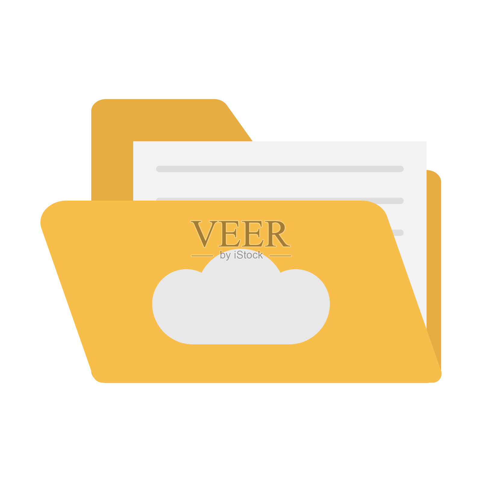 文件夹插画图片素材