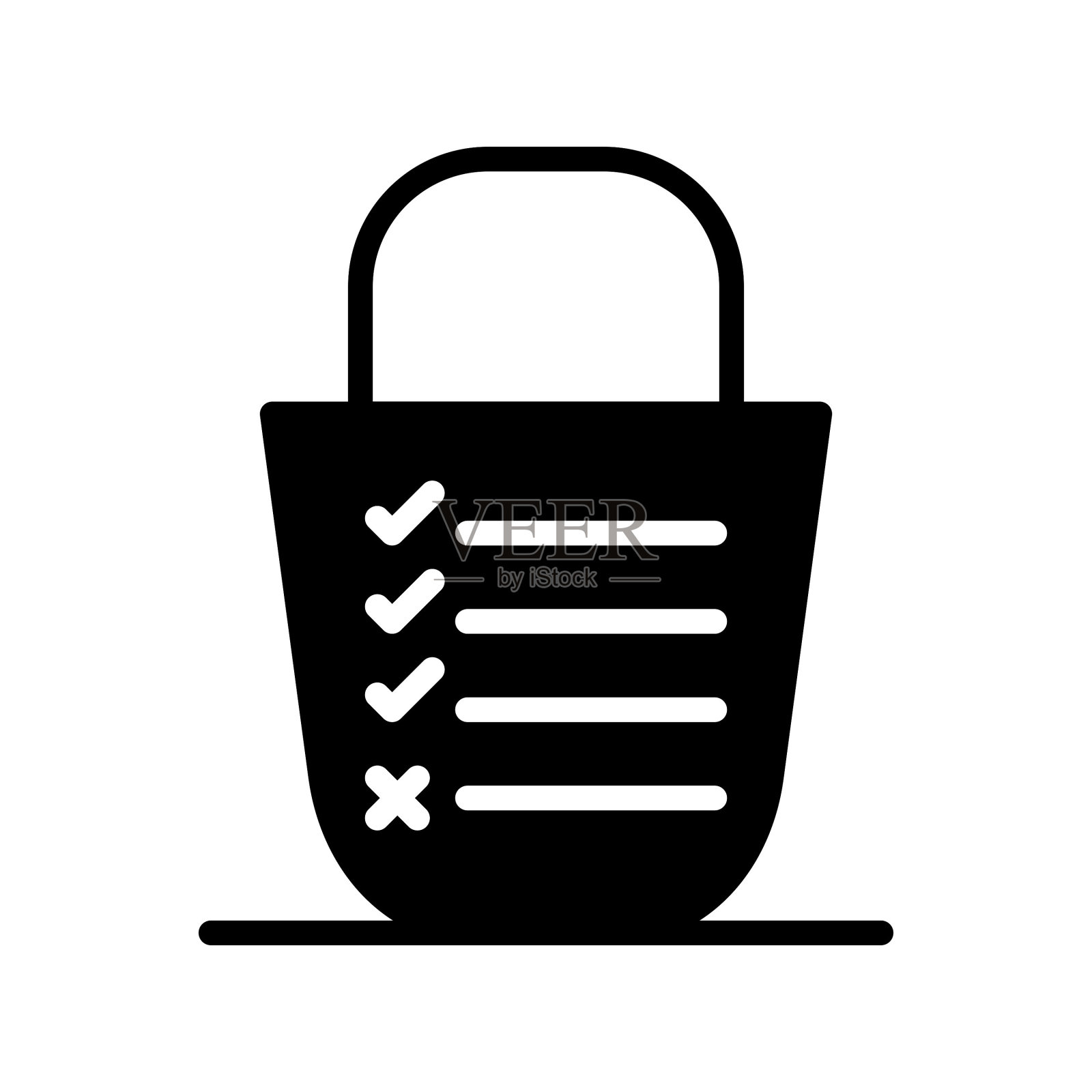 遗愿清单图标插画图片素材