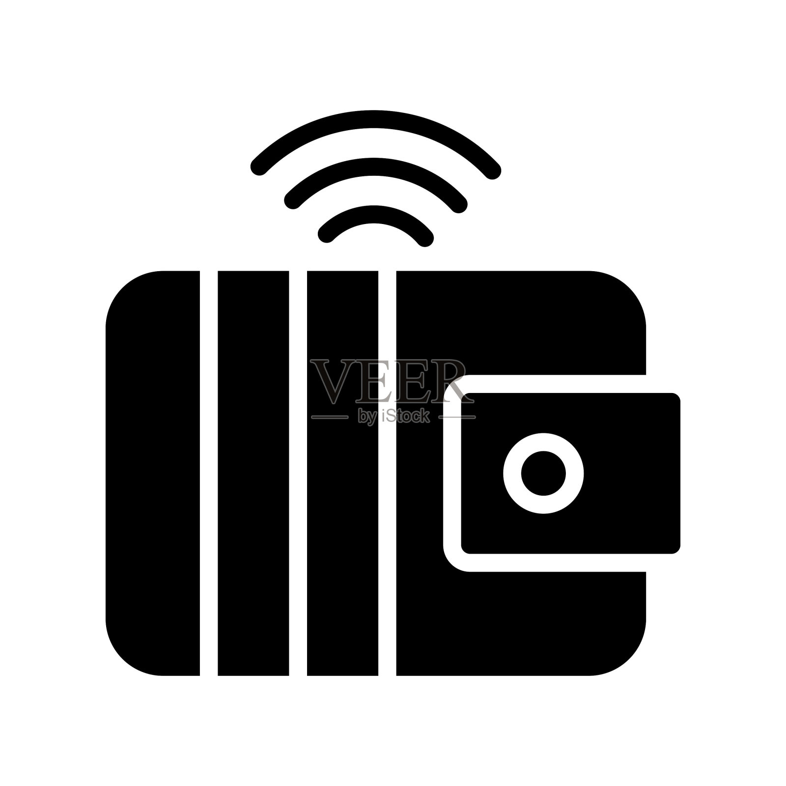 智能钱包图标插画图片素材