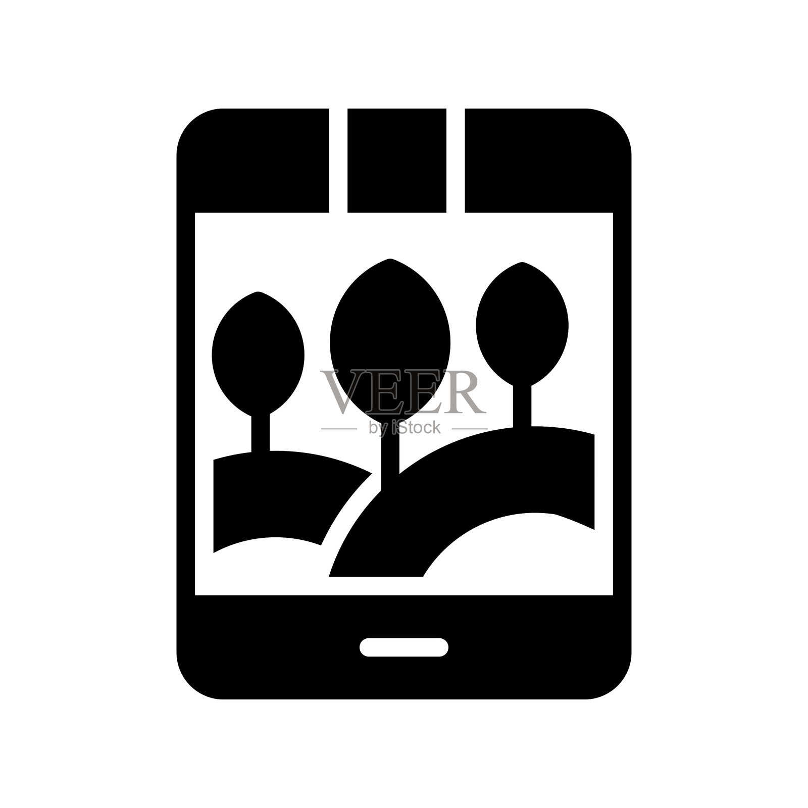 智能农场图标插画图片素材