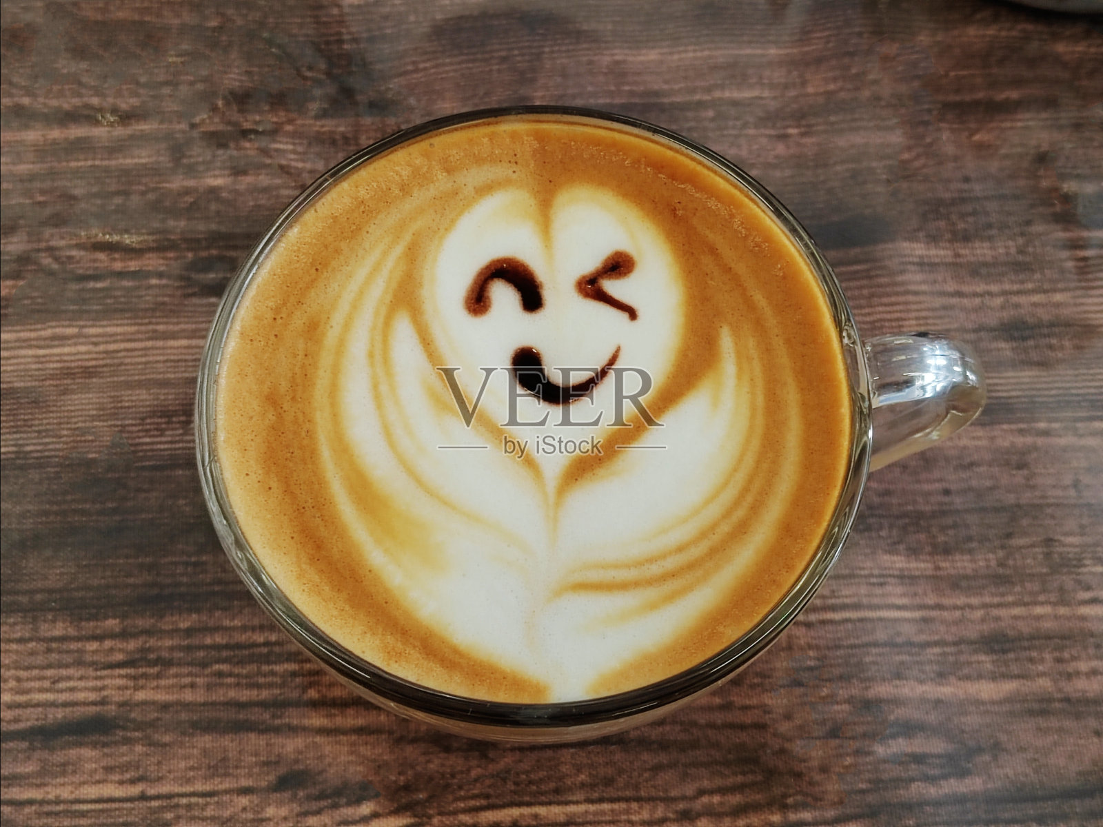 拿铁艺术照片摄影图片