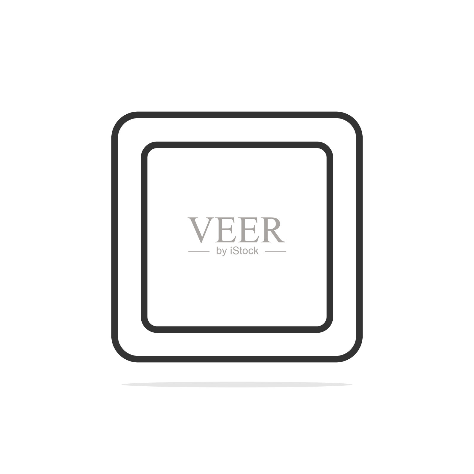 电脑黑色键盘按键特写插画图片素材