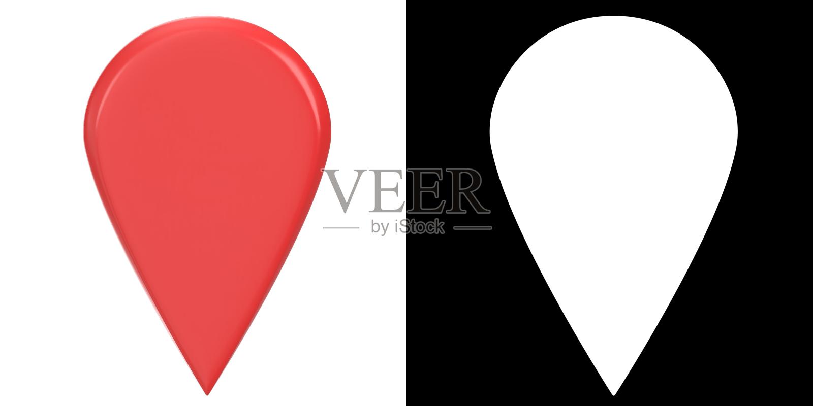 地理标记图标照片摄影图片