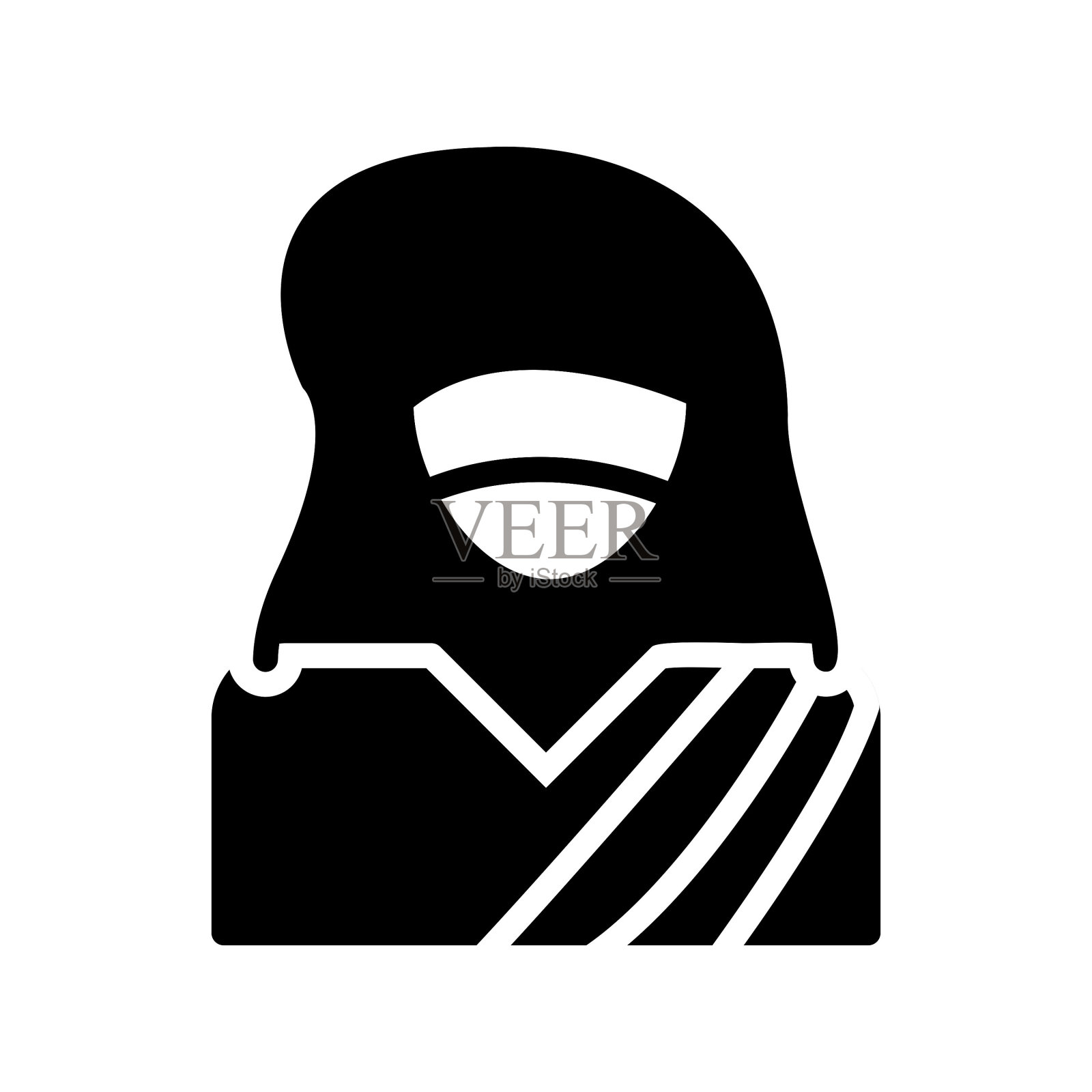 正义女神图标插画图片素材