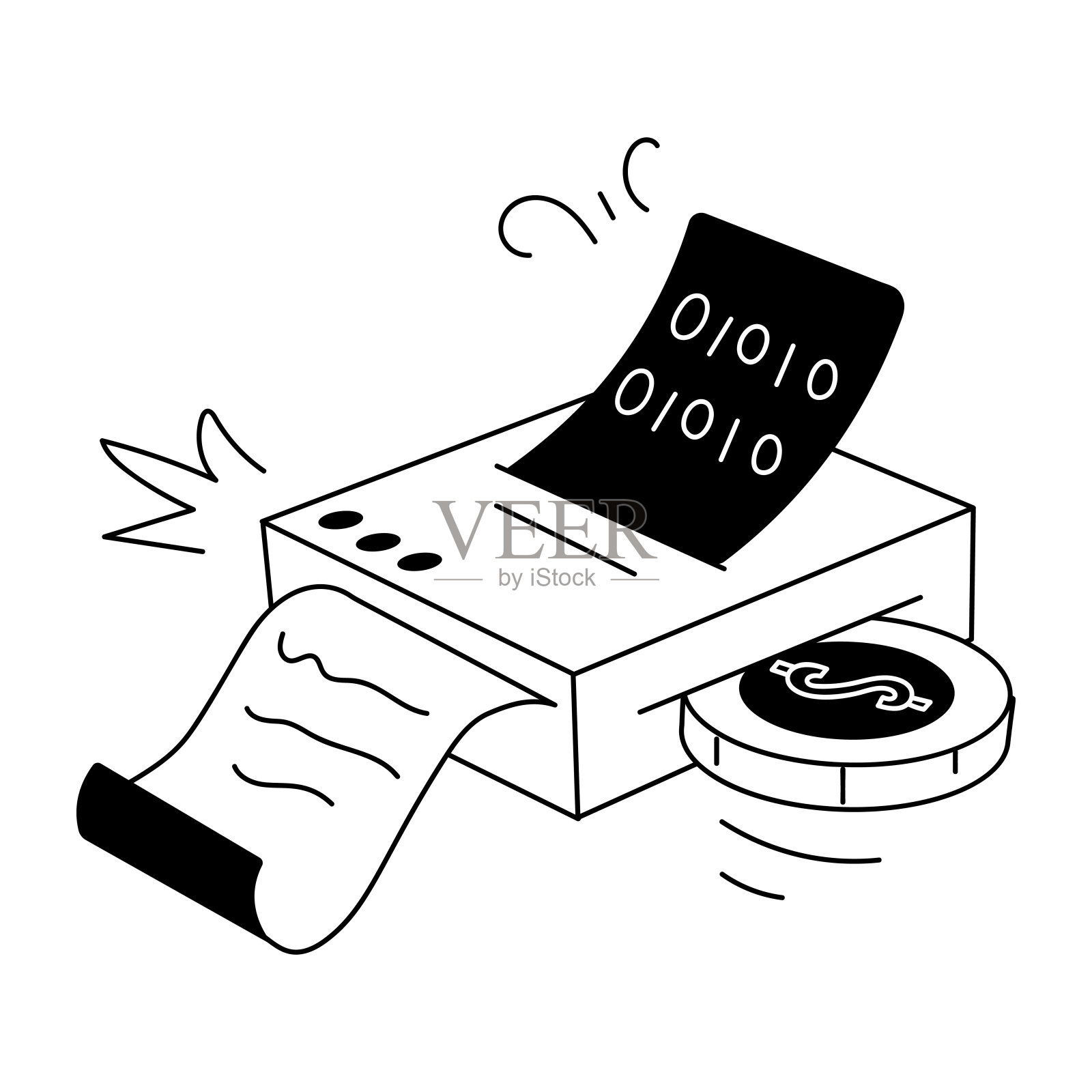 网页编程涂鸦迷你插图插画图片素材