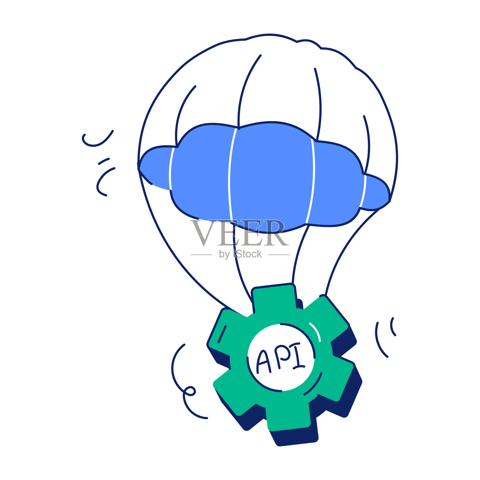 网页编程涂鸦迷你插图插画图片素材