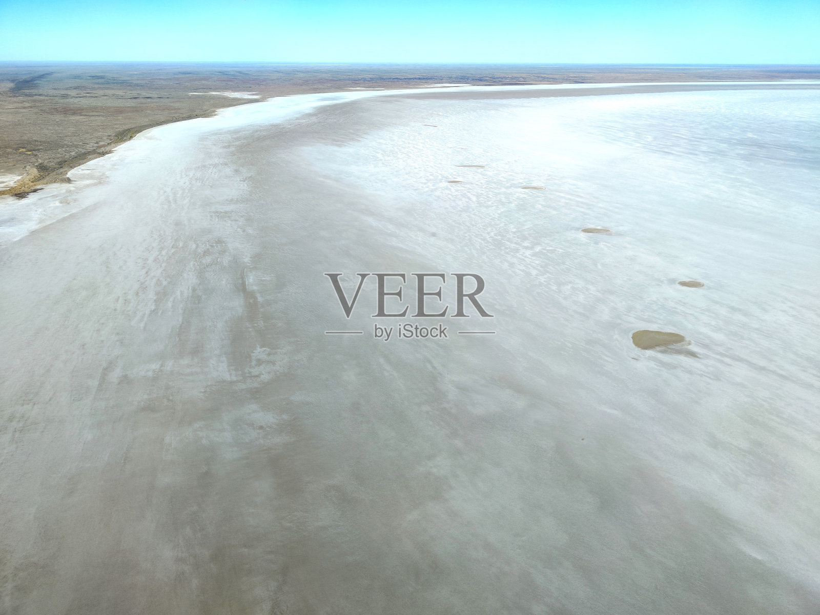 卡蒂·坦达-艾尔湖鸟瞰图，南澳大利亚照片摄影图片