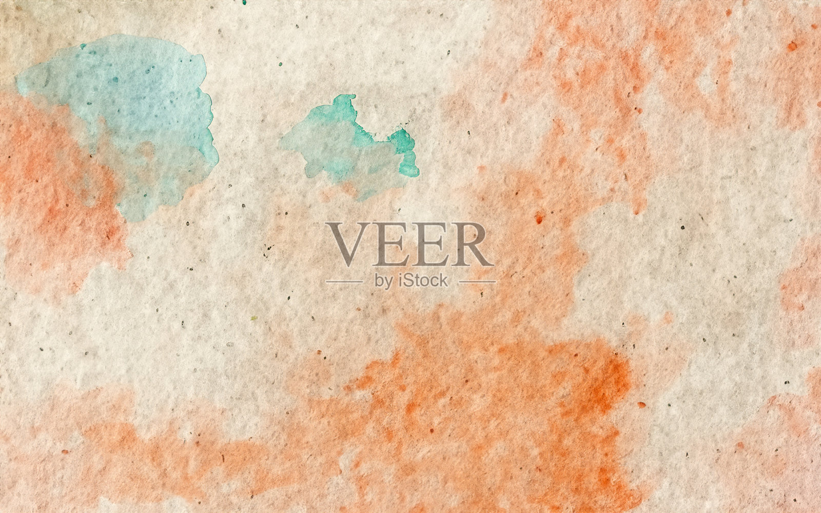 抽象表达:迷人的水彩垃圾和复古纹理插画图片素材