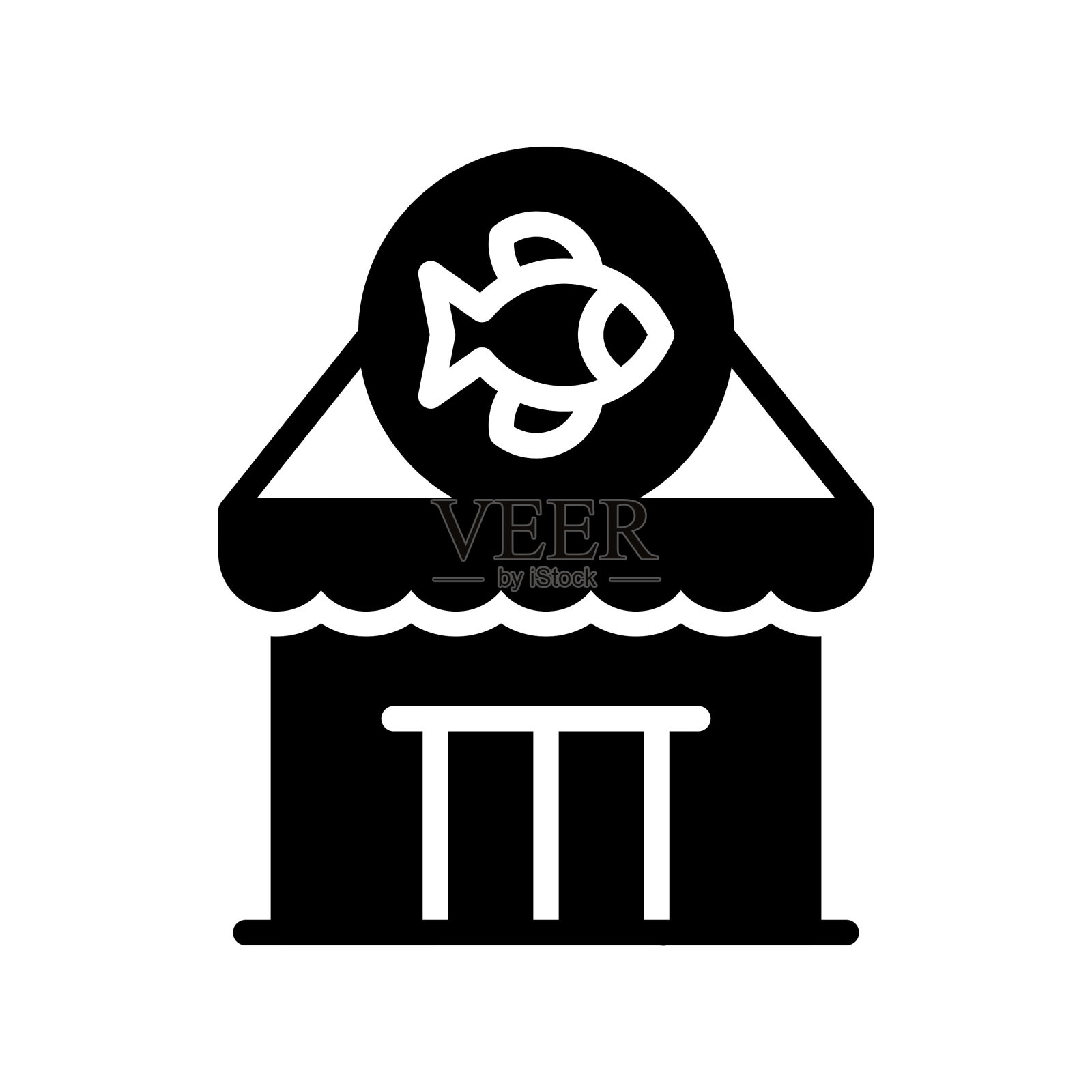 渔具店图标插画图片素材