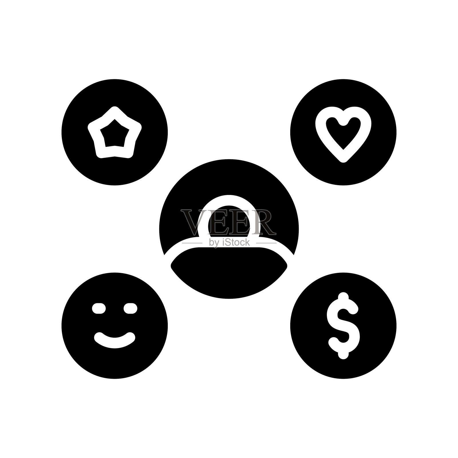 客户服务图标插画图片素材