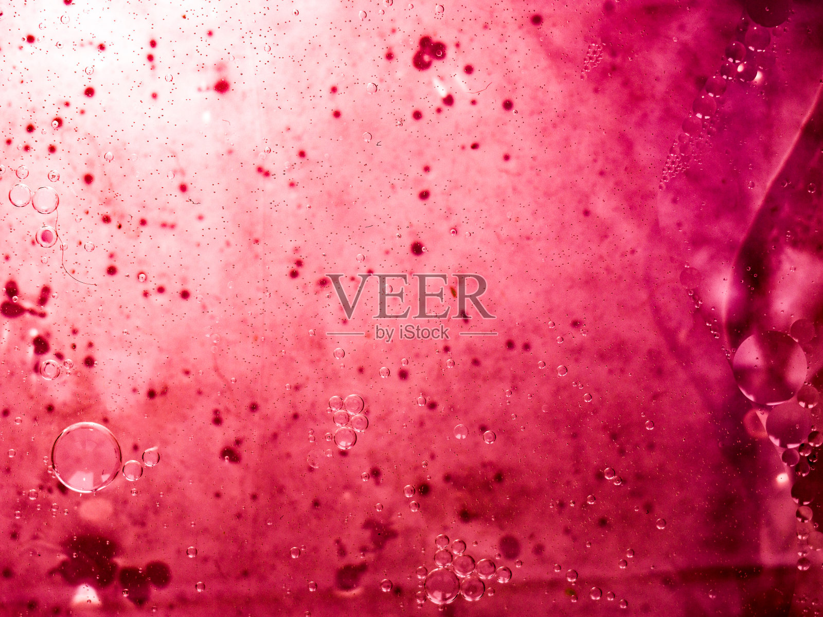 红色抽象气泡照片摄影图片