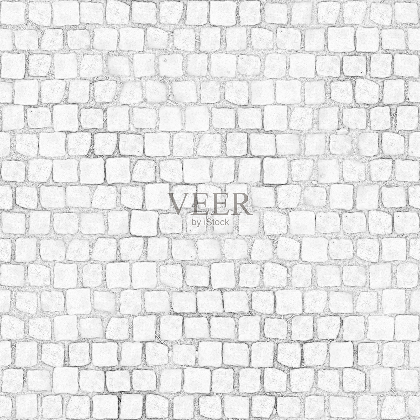 铺路石环境遮挡纹理贴图8K，高分辨率无缝地板纹理。3d资产，3d插图照片摄影图片