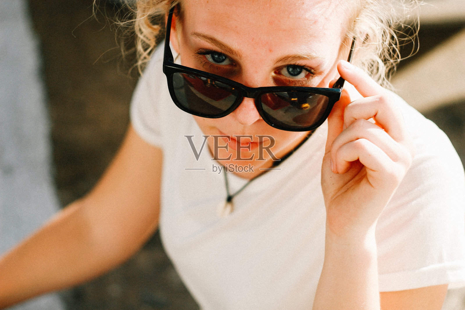 泰国金发美女照片摄影图片