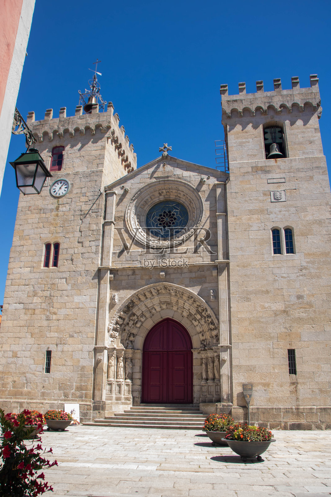 维亚纳城堡位于葡萄牙北部照片摄影图片