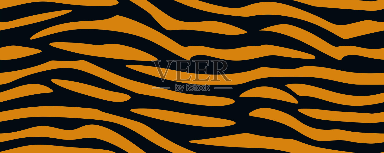 充满活力的波浪点和点抽象的背景。漂亮的织物。虎纹，兽皮动物。虎纹、动物纹，质感无缝。斑纹虎皮，花纹无缝。插画图片素材