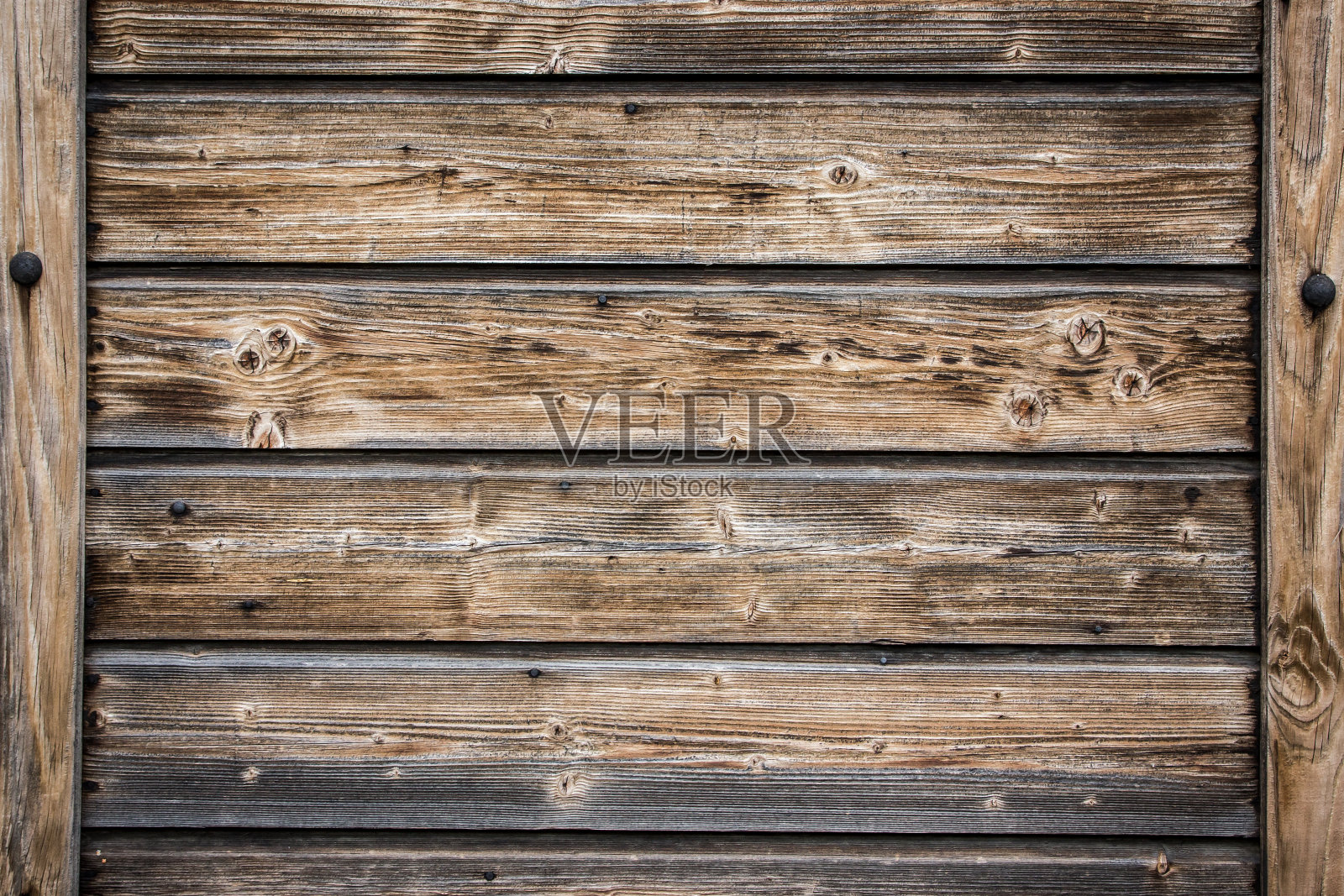 棕色运输箱。木结构质感。木纹开裂。背景板。天然木板。照片摄影图片