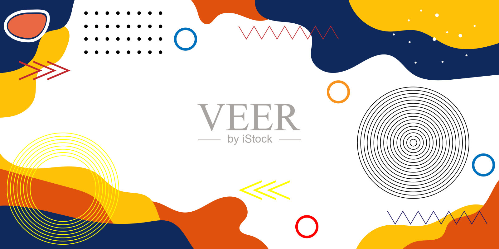 抽象几何波普艺术背景插画图片素材