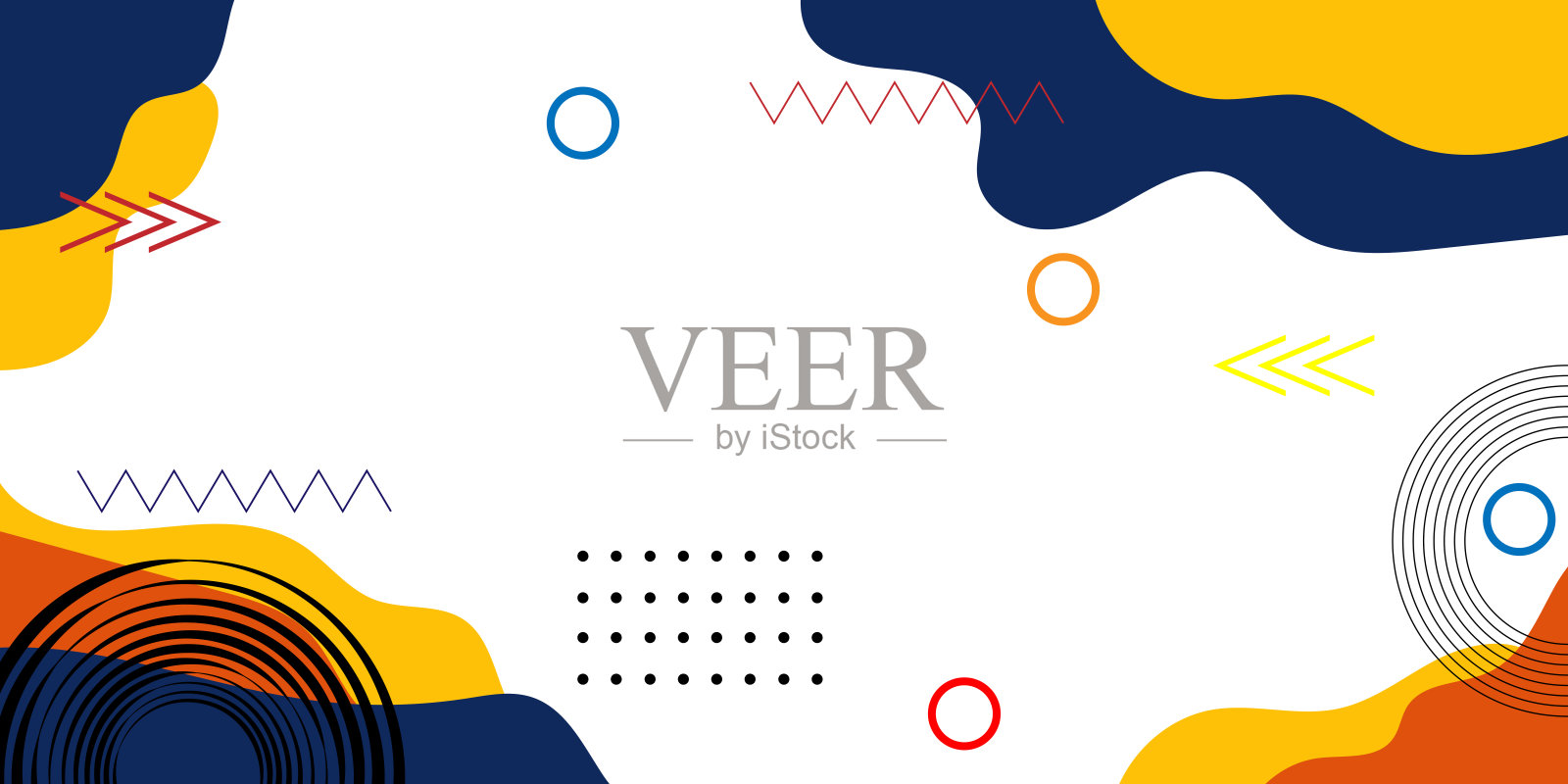 抽象几何波普艺术背景插画图片素材