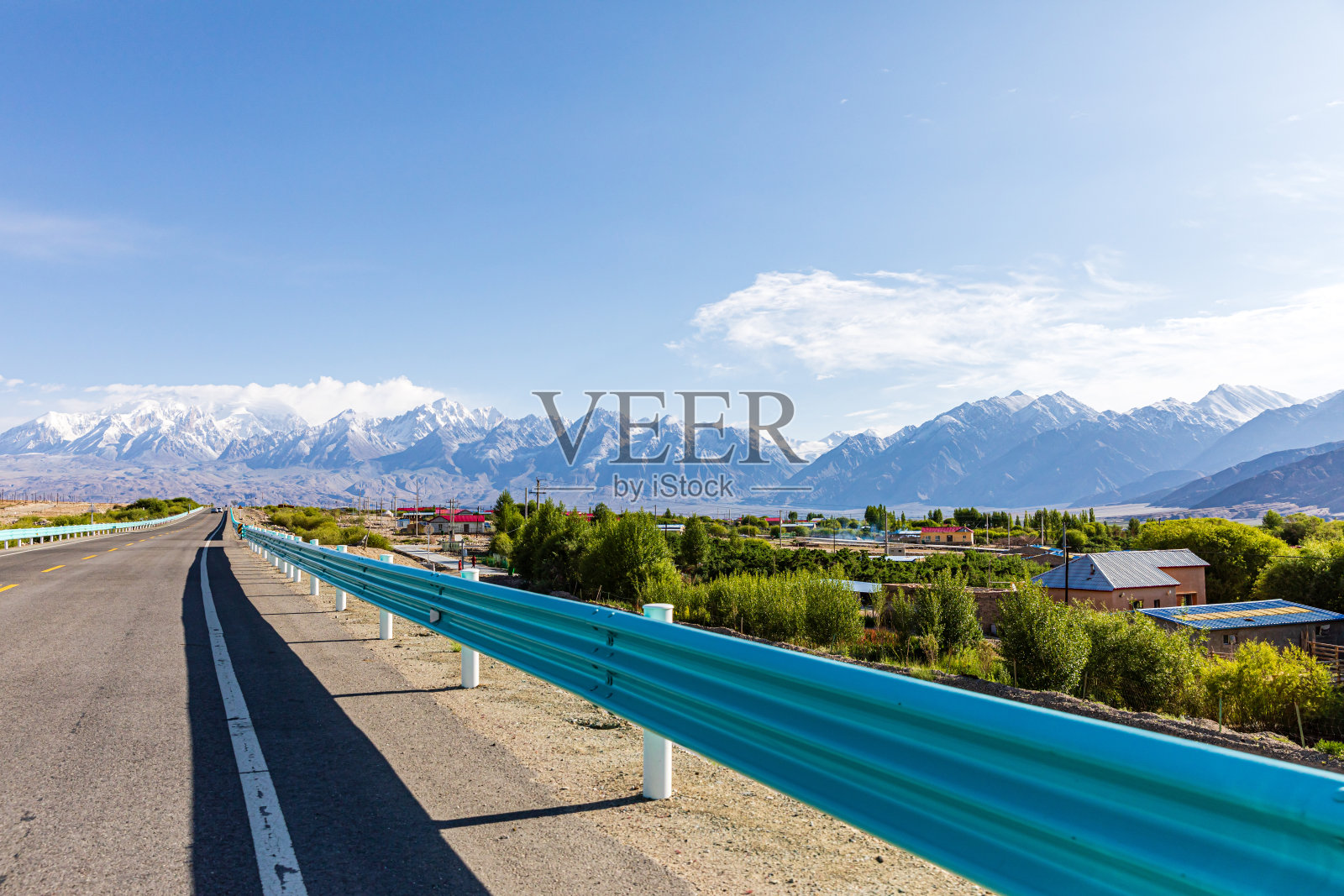 野马和冰川照片摄影图片