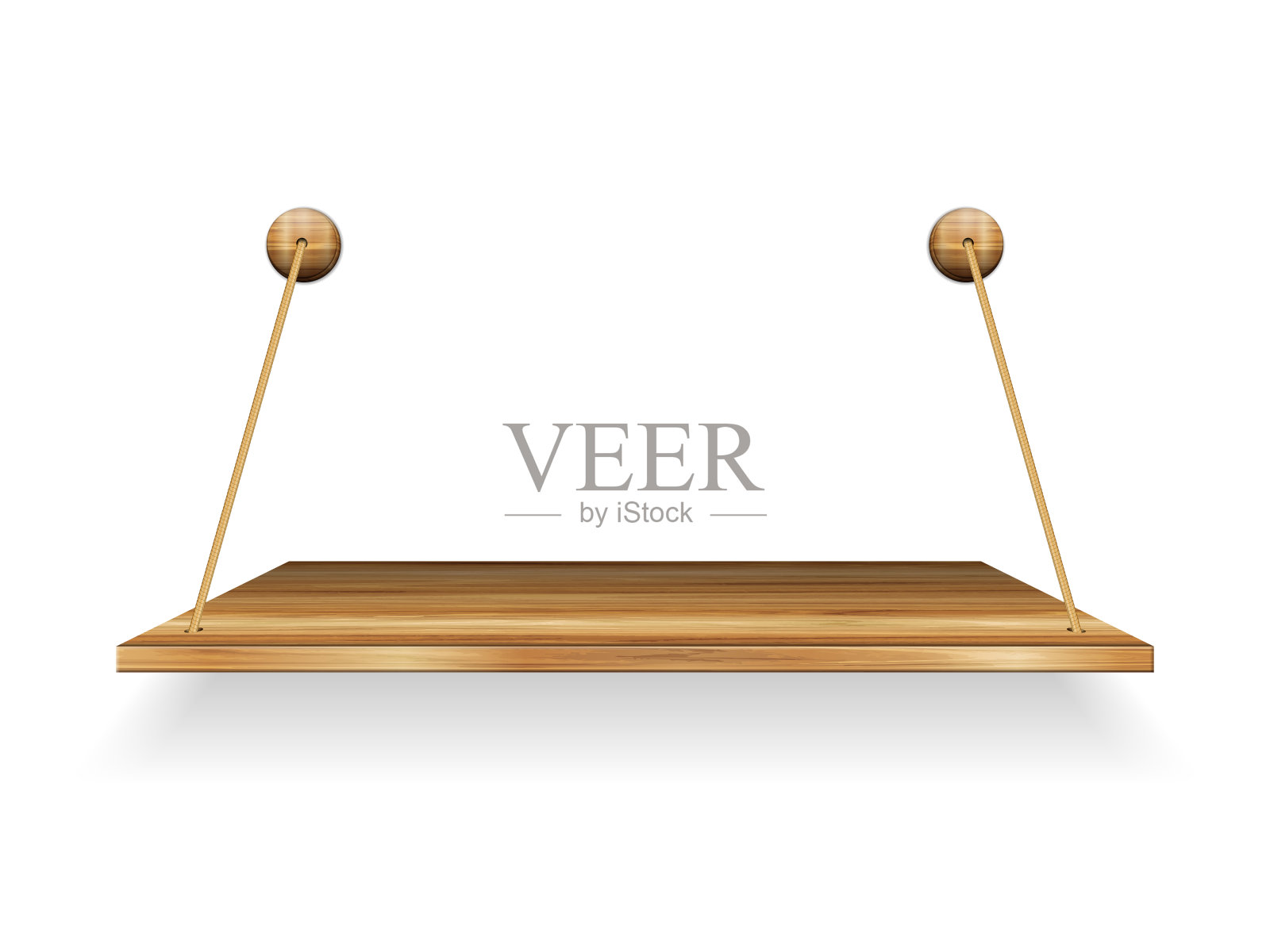 木架子上插画图片素材