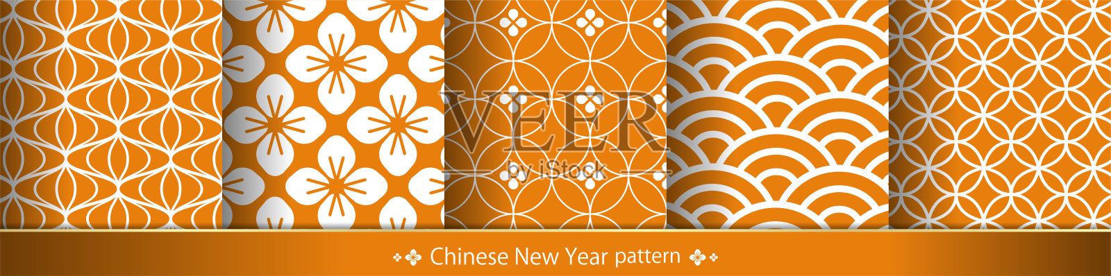 中国新年图案插画插画图片素材