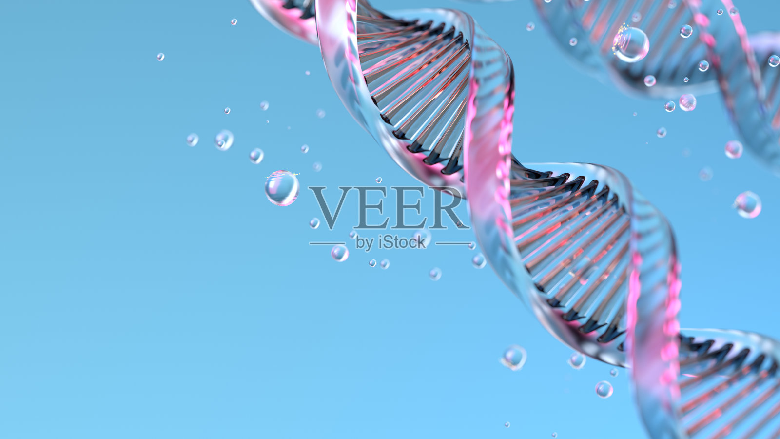 摘要Dna结构。人工智能有助于科学研究照片摄影图片