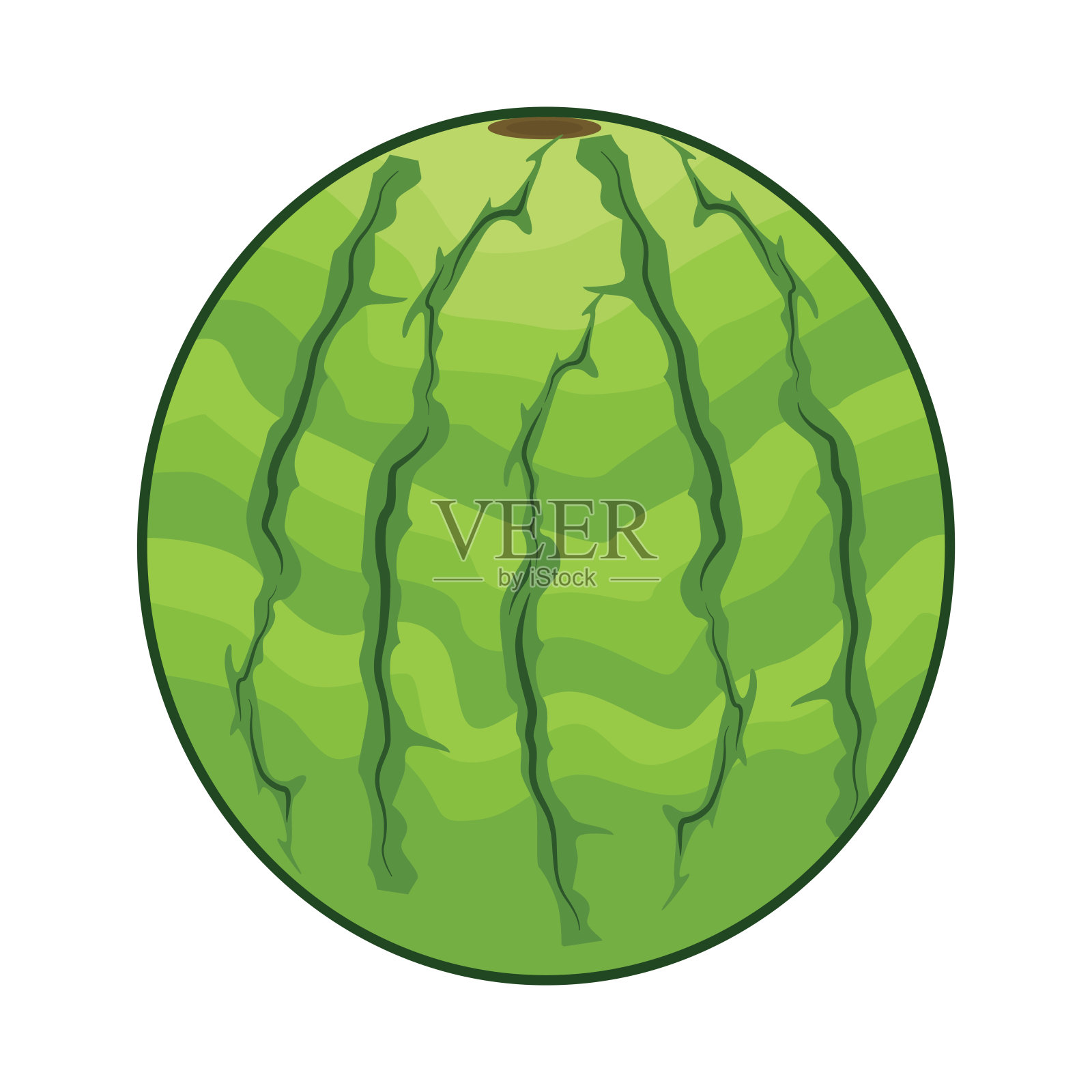 西瓜插画图片素材