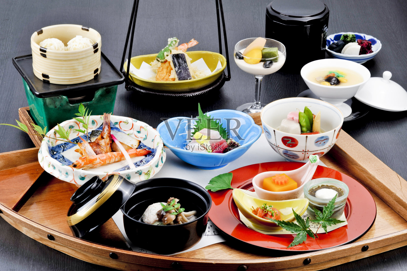 日式套餐照片摄影图片