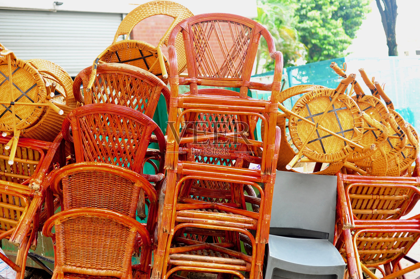 处理的椅子照片摄影图片