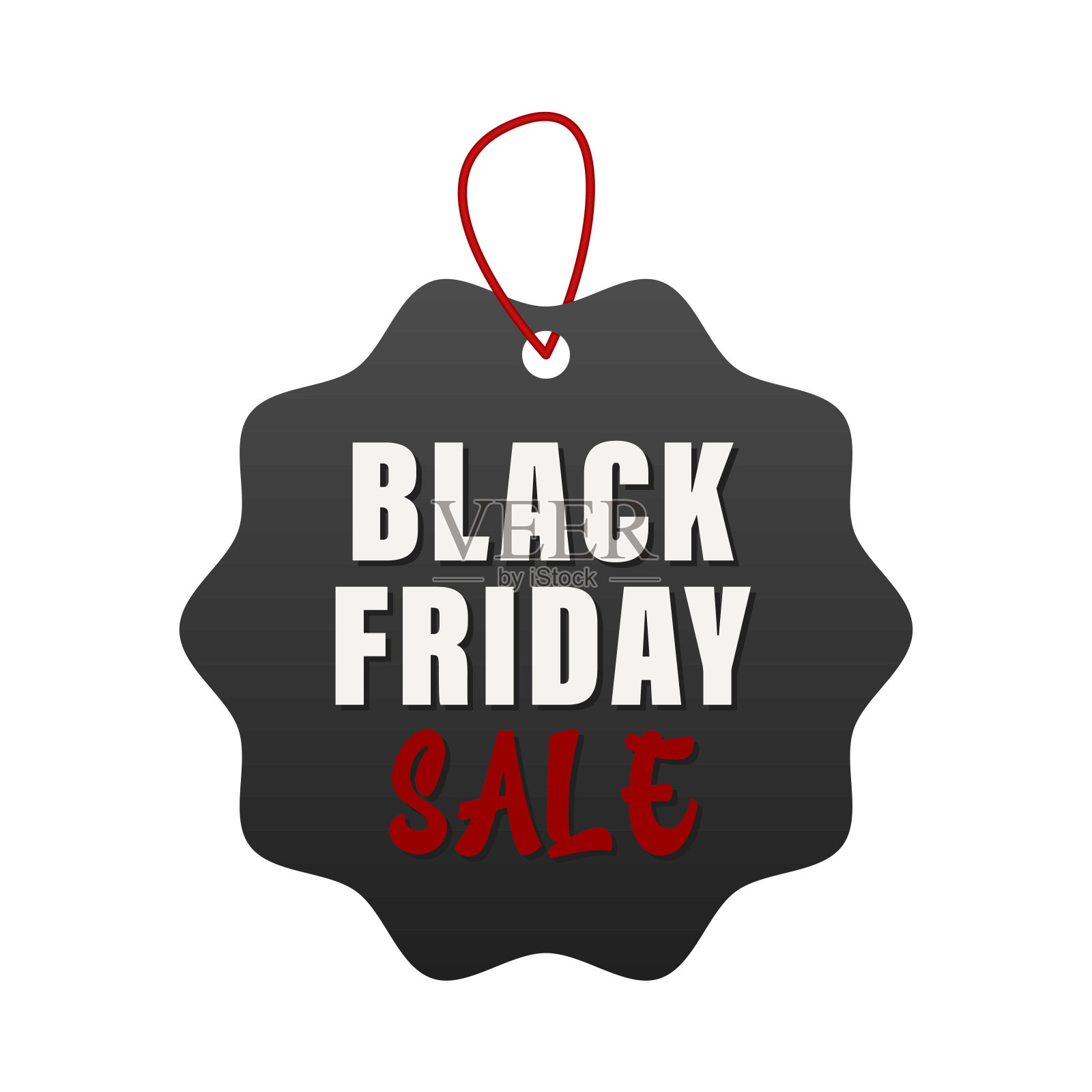 黑色星期五促销标签插画图片素材