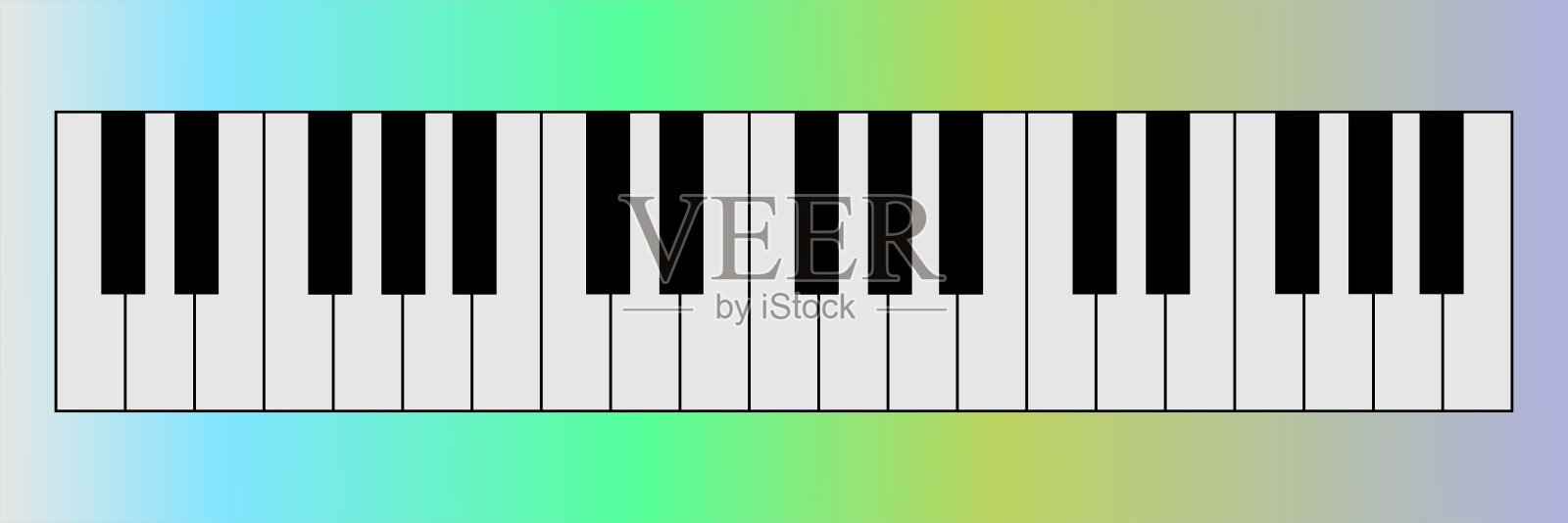 钢琴，图标，矢量插图。插画图片素材