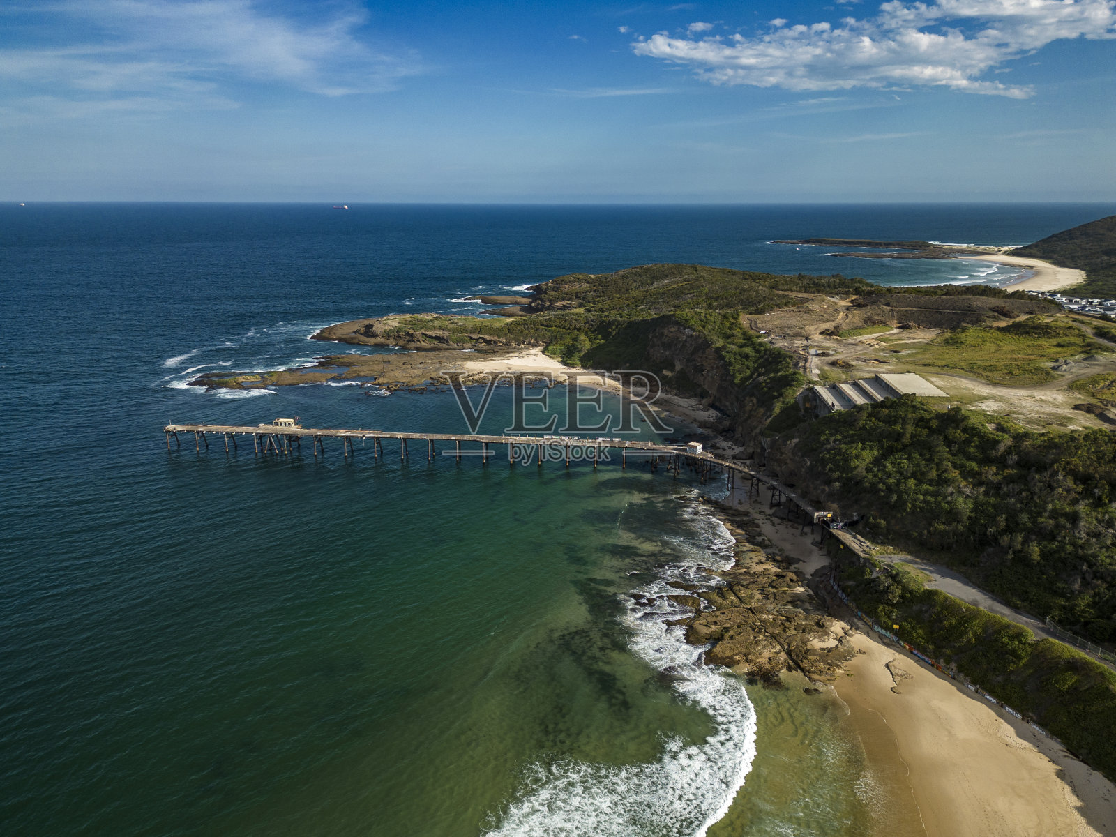凯瑟琳山湾泳滩照片摄影图片
