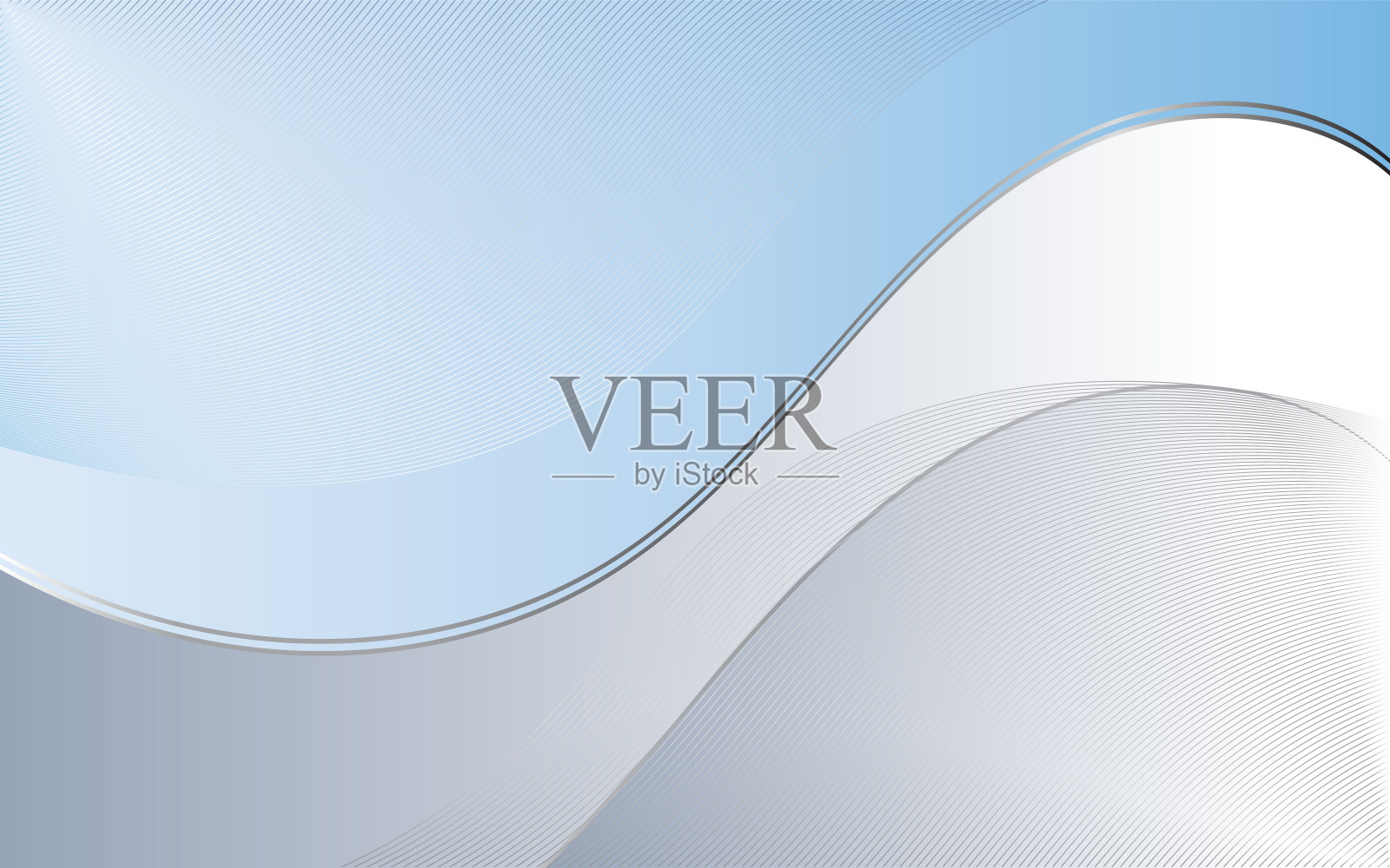 现代抽象白色几何波浪背景设计插画图片素材