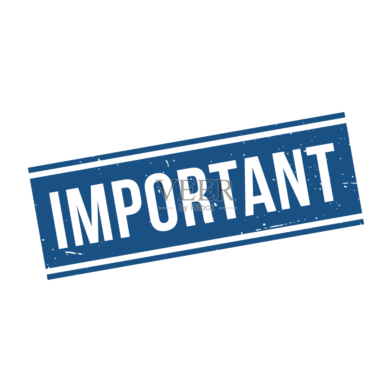 重要的邮票，重要的广场标志插画图片素材