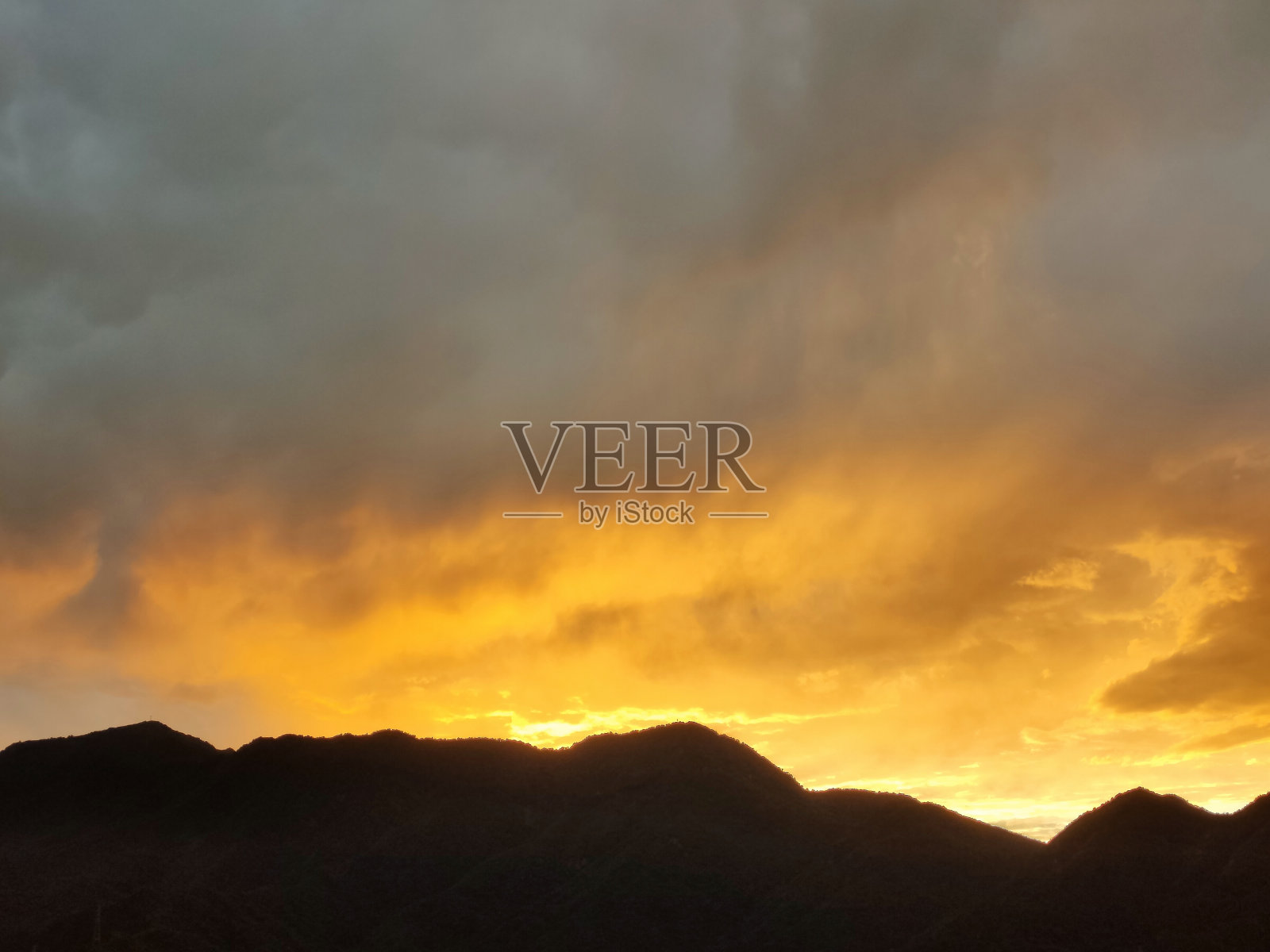 中国北京西山的日落照片摄影图片