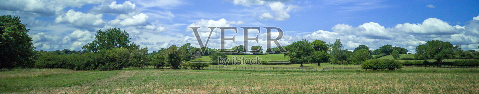 田野，农场，农业，英格兰中部的伍斯特郡，英国照片摄影图片